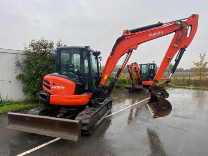Kubota KX 057-4, 5.545 kg + 3 GODETS